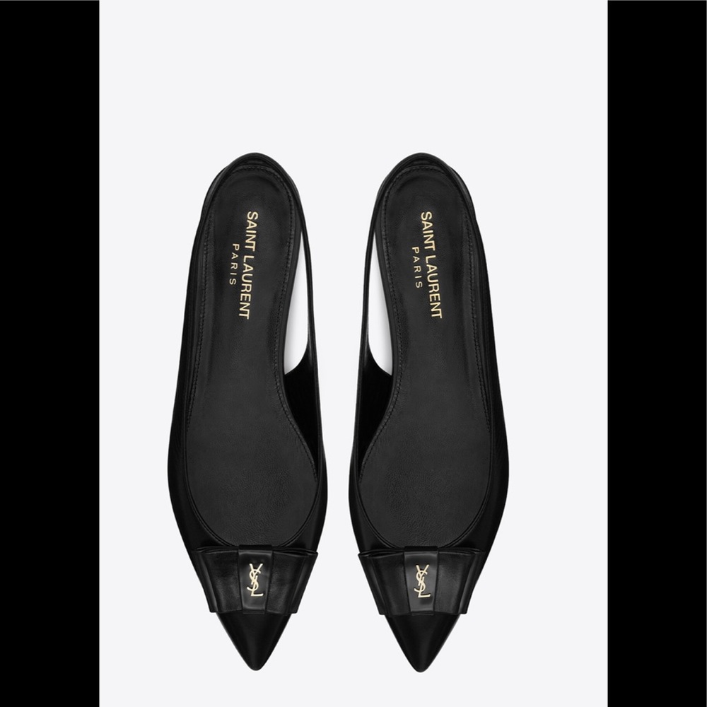 Yves saint Laurent sling back neuro/navy